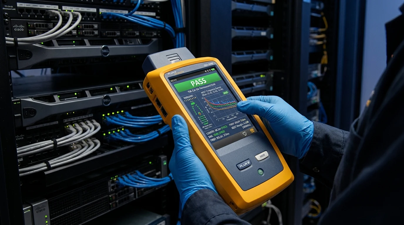 Certificación de Cableado Estructurado Fluke vs Testeo de Continuidad | Tecnobrain