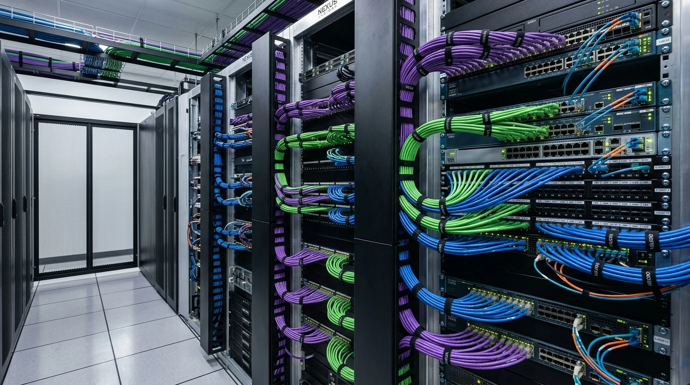 Ordenamiento y Peinado de Racks de Comunicaciones para Empresas | Tecnobrain